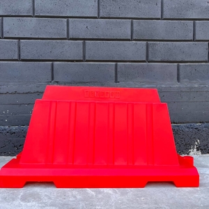 Дорожный водоналивной блок  пластиковый красный 1.2 (м) фото 1 ТехПром