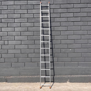 Алюминиевая лестница односекционная приставная ТЕХПРОМ  13 ступеней (универсальная) фото 1 ТехПром