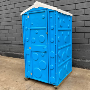 Туалетная кабина биотуалет пластиковый ТЕХПРОМ "Стандарт - синий фото 1 ТехПром
