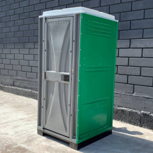 Туалетная кабина зеленая Люкс биотуалет с писсуаром и жидкостью фото 1 ТехПром