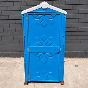 Туалетная кабина биотуалет пластиковый ТЕХПРОМ "Стандарт - синий фото 1 ТехПром