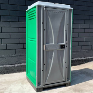 Туалетная кабина зеленая Люкс  + жидкость для туалета фото 1 ТехПром