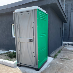 Туалетная кабина Люкс зеленая комплект с раковиной и умывальником фото 1 ТехПром