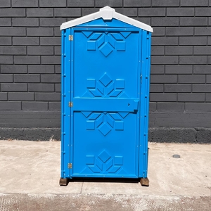 Туалетная кабина синяя + писсуар фото 1 ТехПром