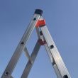 Алюминиевая двухсекционная лестница 5.62 м ТЕХПРОМ 2 х 12 ступеней