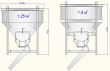 Бункер для бетону БН- 1.25 (куб.м)