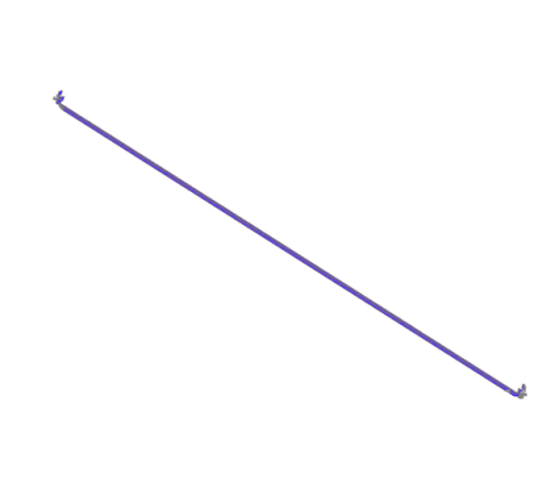Діагональ 3.88 м для клино-хомутового риштування