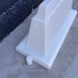 Дорожный блок водоналивной пластиковый белый 1.2 (м)