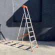 Драбина стрем'янка алюмінієва 7 сходинок