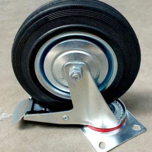 Колесо для вишки-тури 160 мм (з гальмом)