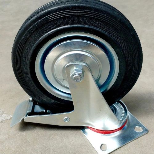 Колесо для вишки-тури 160 мм (з гальмом)