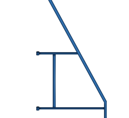 Стійка опорна для клино-хомутових риштувань