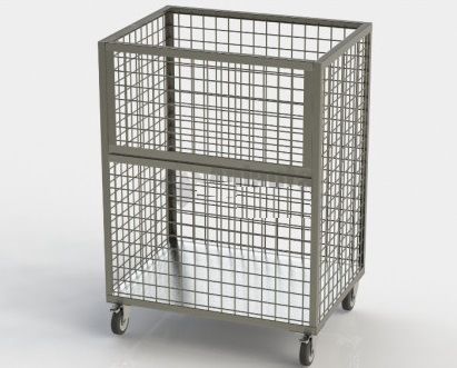 Скриня для овочів пересувна 800 х 600 х 1200 (мм) ЕТАЛОН