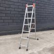 Лестница алюминиевая 3 м  двухсекционная ТЕХПРОМ 2 х 7 ступеней