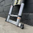 Драбина телескопічна 4.1 м приставна на 14 сходинок