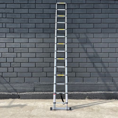 Драбина телескопічна 4.1 м приставна на 14 сходинок