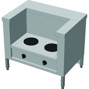 Мармит первых блюд с круглыми конфорками (МСЭ-1) СТАНДАРТ 304/Ст.3 FRIGATA 1000.0 (мм)