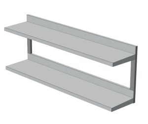 Полиця кухонна навісна ПК-2 СТАНДАРТ 500 х 360 х 250  (мм)