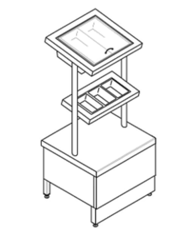 Помічник універсальний (ПУ) стійка МАЙСТЕР 201/201 630.0 (мм)