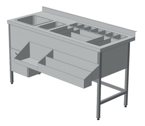 Станция бармена СП 1800 х 700 х 850 (мм)