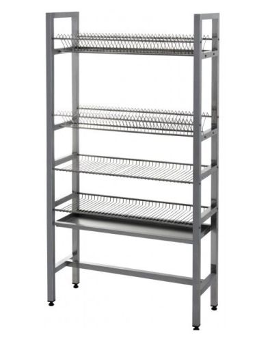 Стелаж для сушіння посуду СТС - Т3С, 400 х 320 х 1800 (мм)