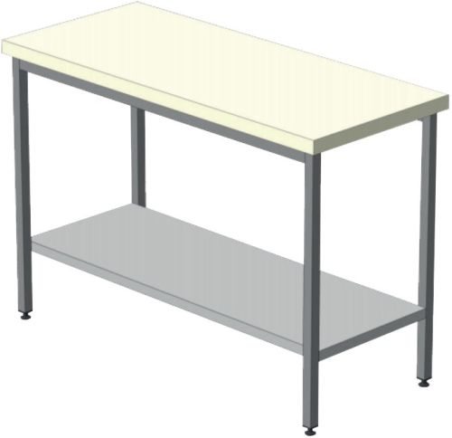 Стіл для обвалки туш з полицею СОТП ПЕТ 40 (мм)