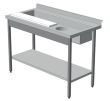 Стіл виробничий для обробки овочів (з полицею)