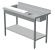 Стіл виробничий для обробки овочів (з полицею)