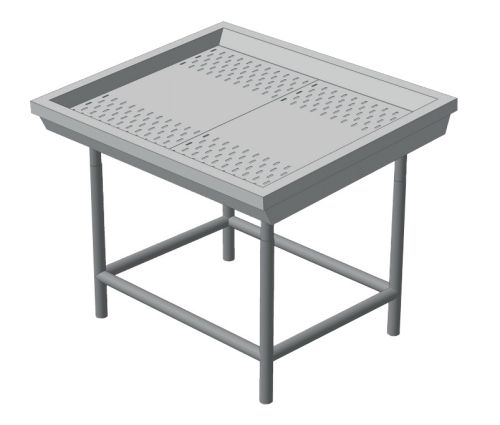 Стіл-вітрина для викладення риби (стаціонарний)