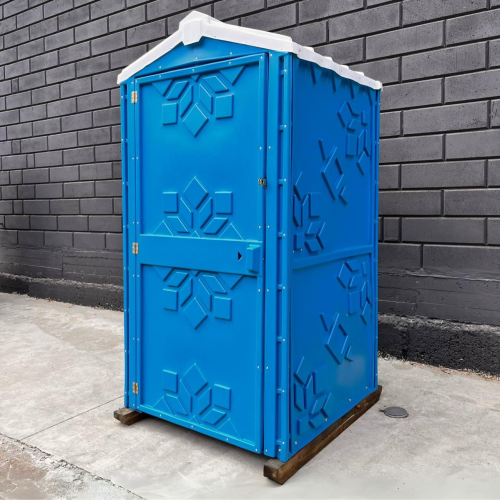 Туалетна кабіна біотуалет пластиковий ТЕХПРОМ "Стандарт - синій"