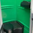 Туалетная кабина уличная Люкс зеленый с писсуаром