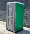 Туалетная кабина зеленая Люкс биотуалет с писсуаром и жидкостью