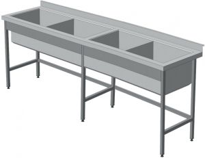 Ванна мийна зварна ВС-4 AISI 304