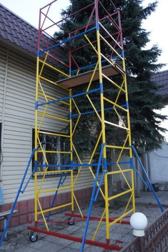 Будівельна риштовка 4 м настил  0.75 х 2.0 (м)  1+3